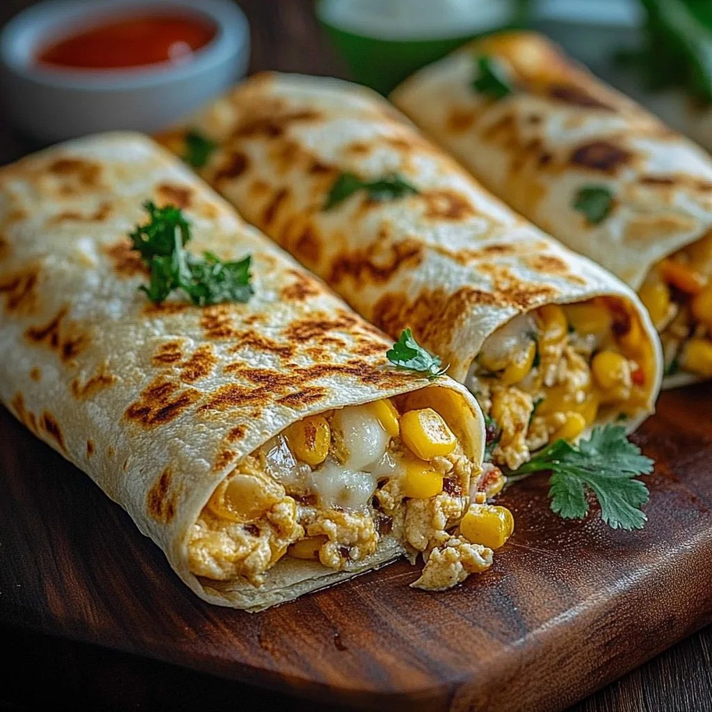 Köstliche Käse-Hühnchen Wraps