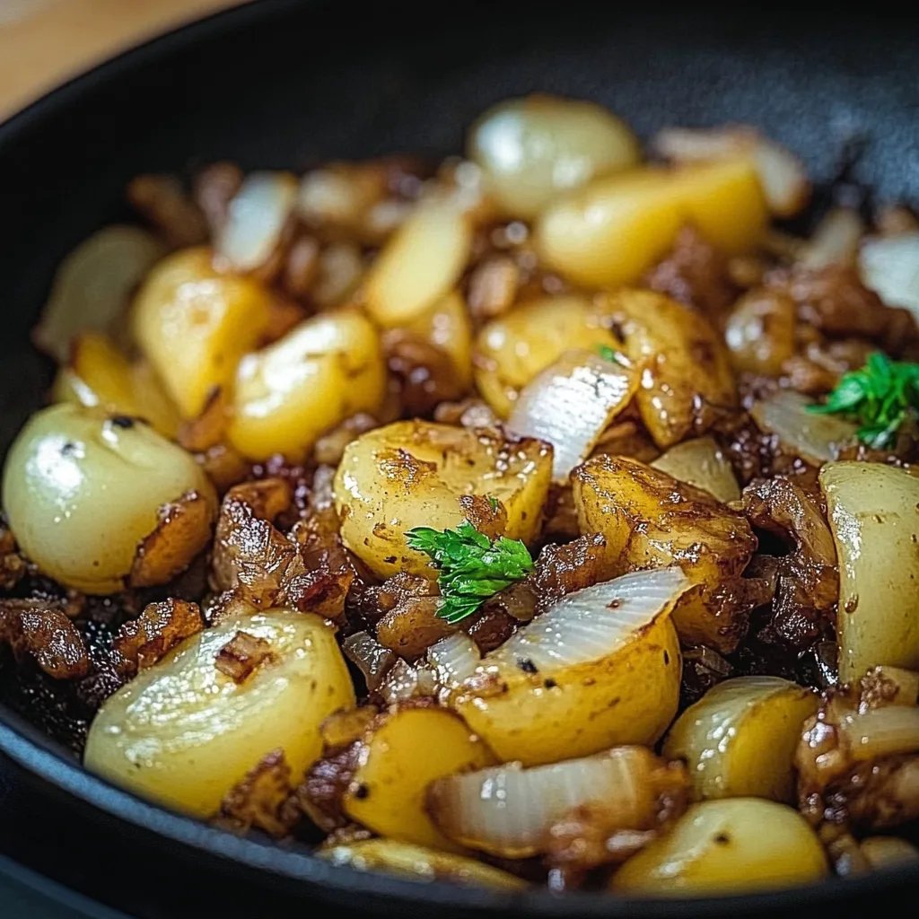 Deftige Spitzkohl-Kartoffel-Pfanne mit Hackfleisch