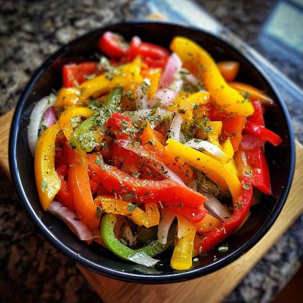 Salat Zum Grillen Mit Paprika