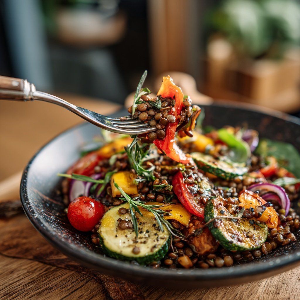 Salate Zum Grillen Mit Linsen