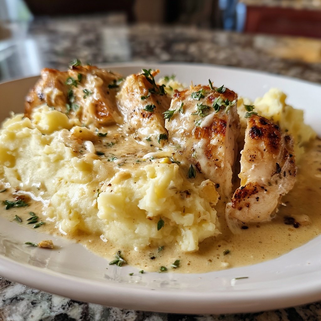 Hausmannskost Cremiges Hähnchen mit Kartoffelpüree