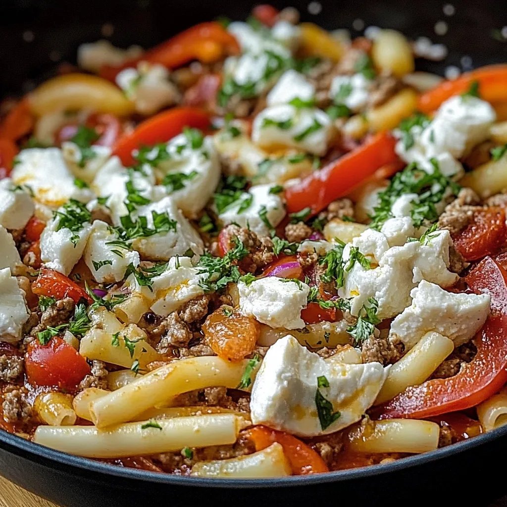 Griechischer Nudelauflauf