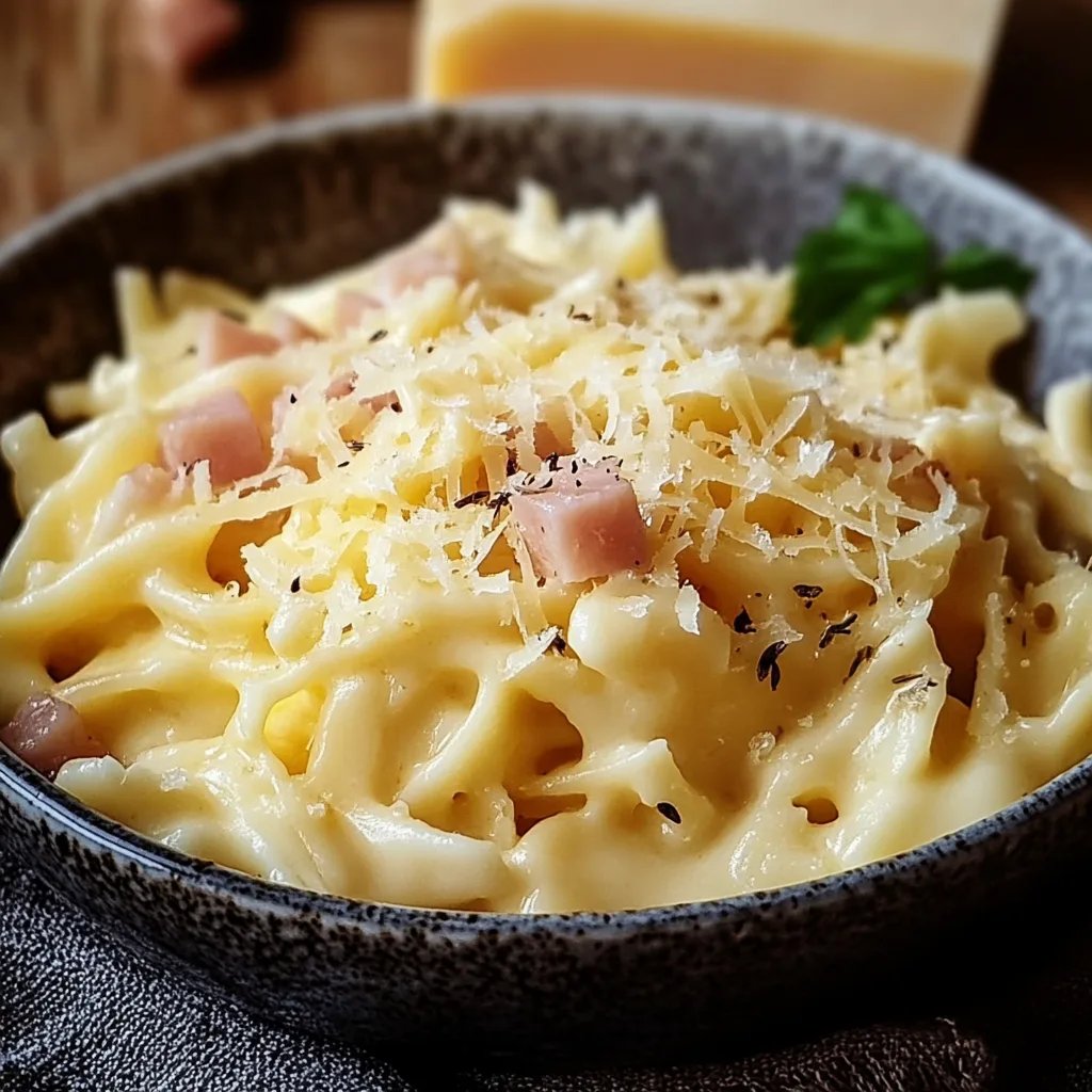 Käse-Schinken-Sahne Spätzle