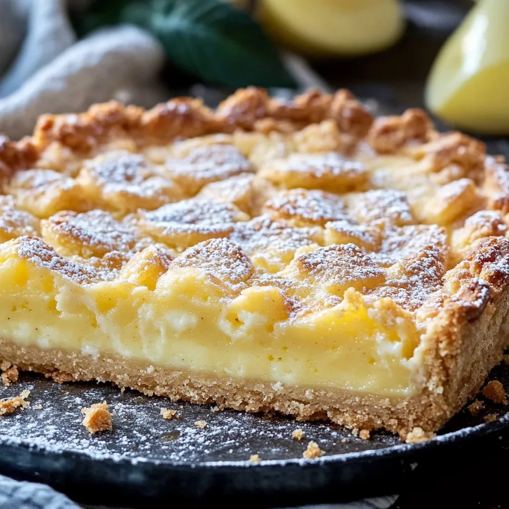 Streuselkuchen mit Pudding