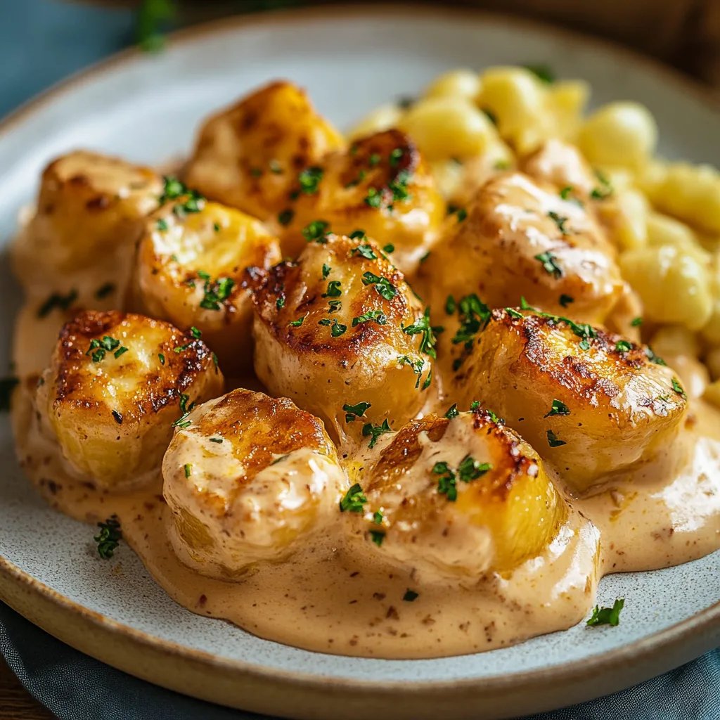 Hähnchengeschnetzeltes ohne Pilze