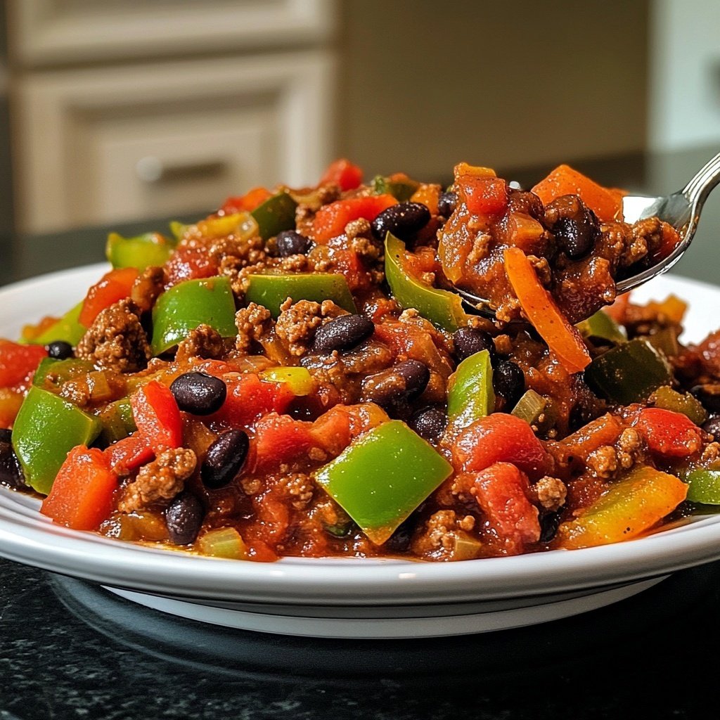 Chili sin Carne mit Paprika