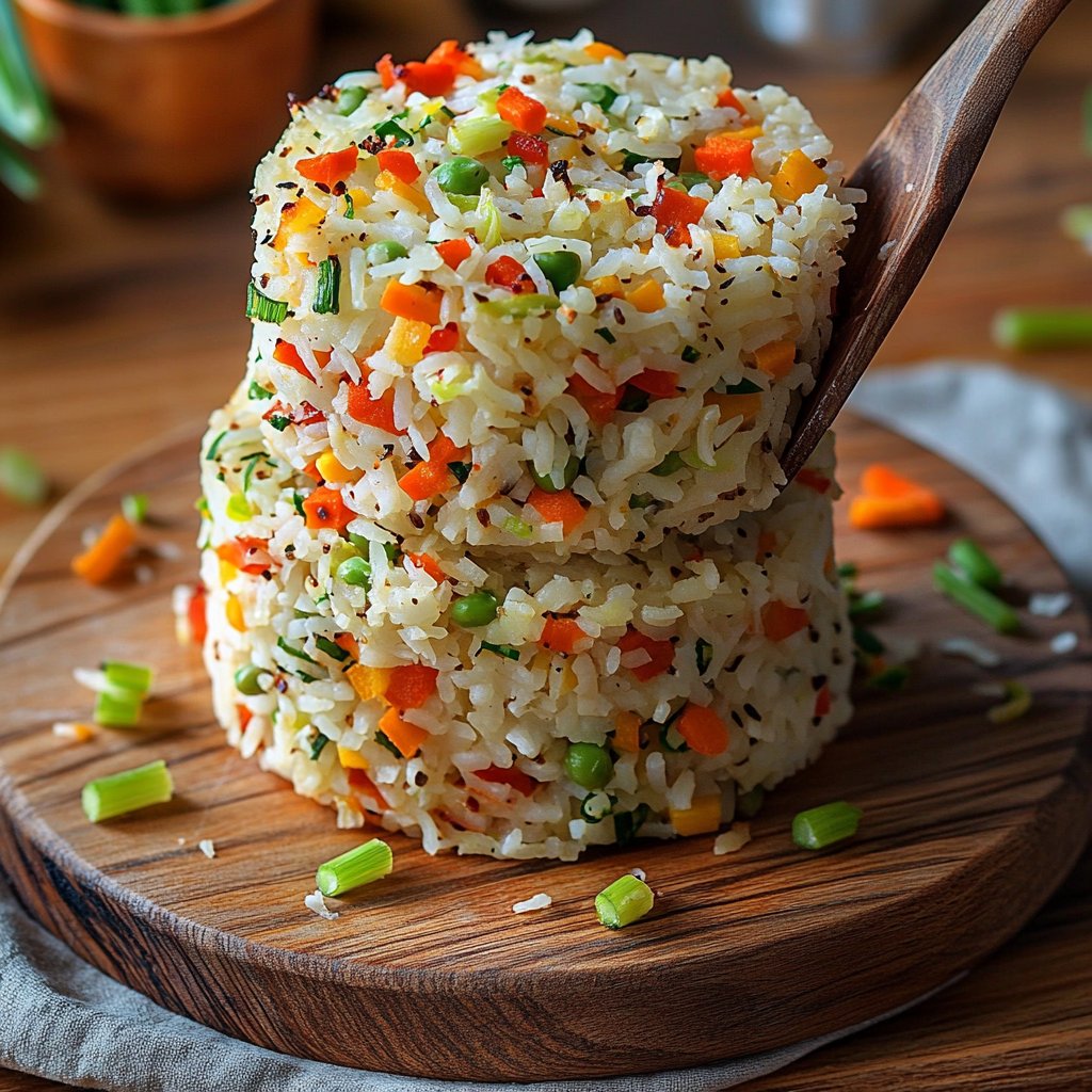 Gebratener Reis mit Frühlingszwiebeln