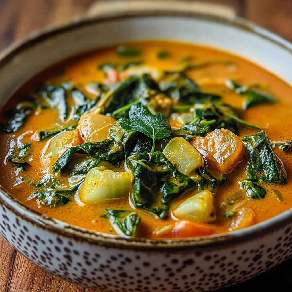 Rosenkohl-Curry mit Spinat, Möhren und Lauch