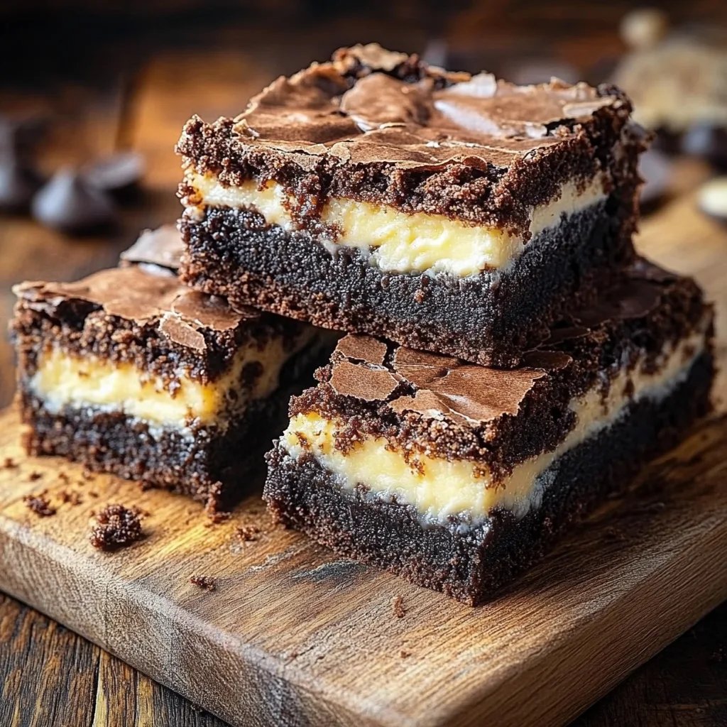 Köstliche Cheesecake Brownies