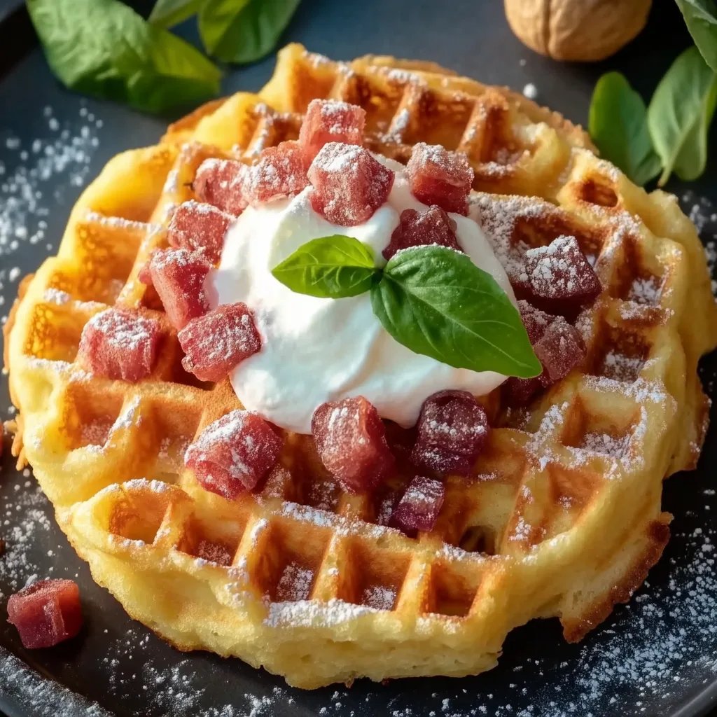 Knusprige Waffeln aus Kartoffeln