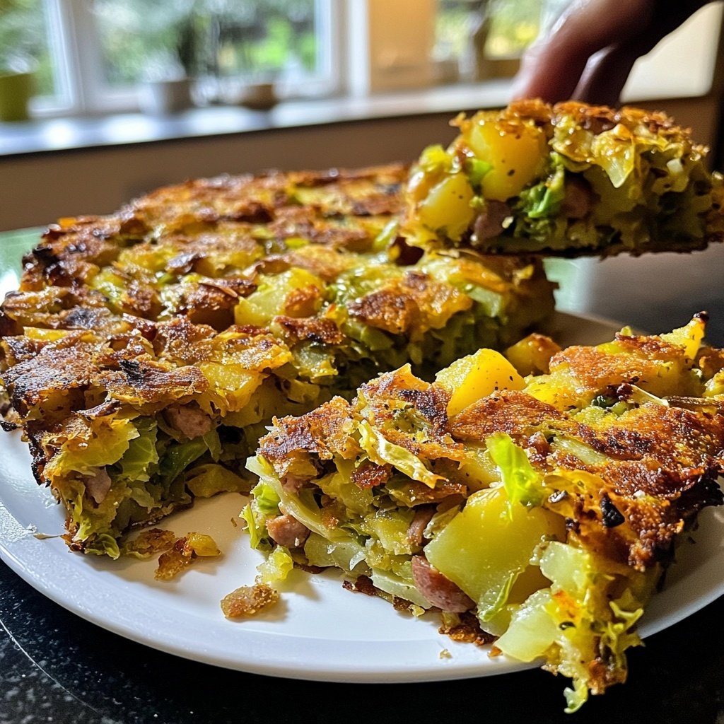 Herzhafte Spitzkohl-Kartoffel-Pfanne