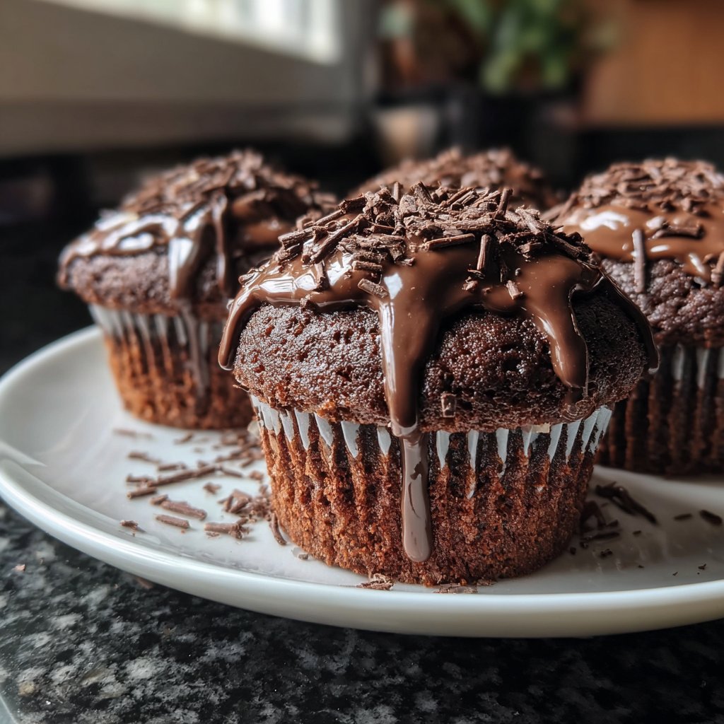 Cupcakes mit Schokofüllung